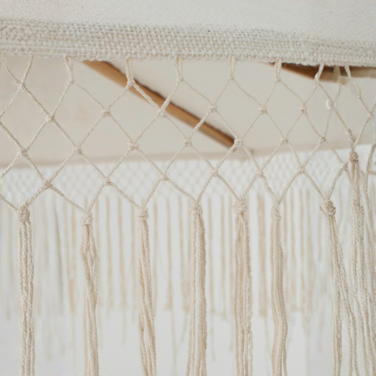 Ombrellone Macramé Legno Ecru 200x250cm J-Line