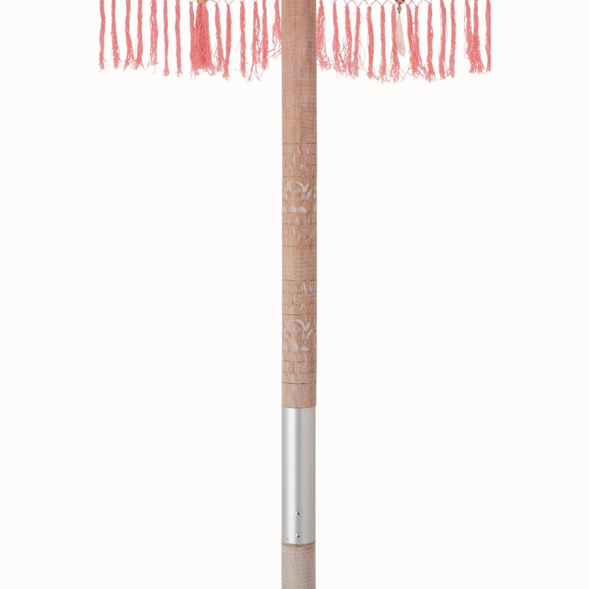 Ombrellone Bobbi Legno/Cotone Rosa Chiaro J-Line