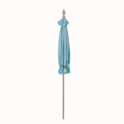 Ombrellone Bobbi Bambù/Cotone Azzurro Chiaro J-Line