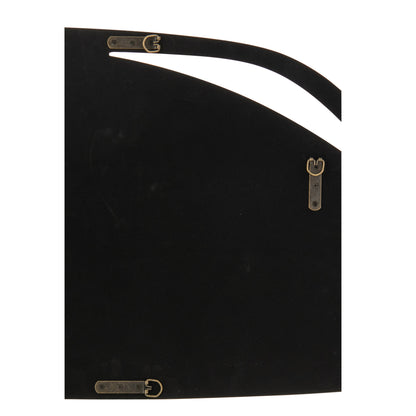 Specchio da parete irregolare MDF/vernice arancione J-Line