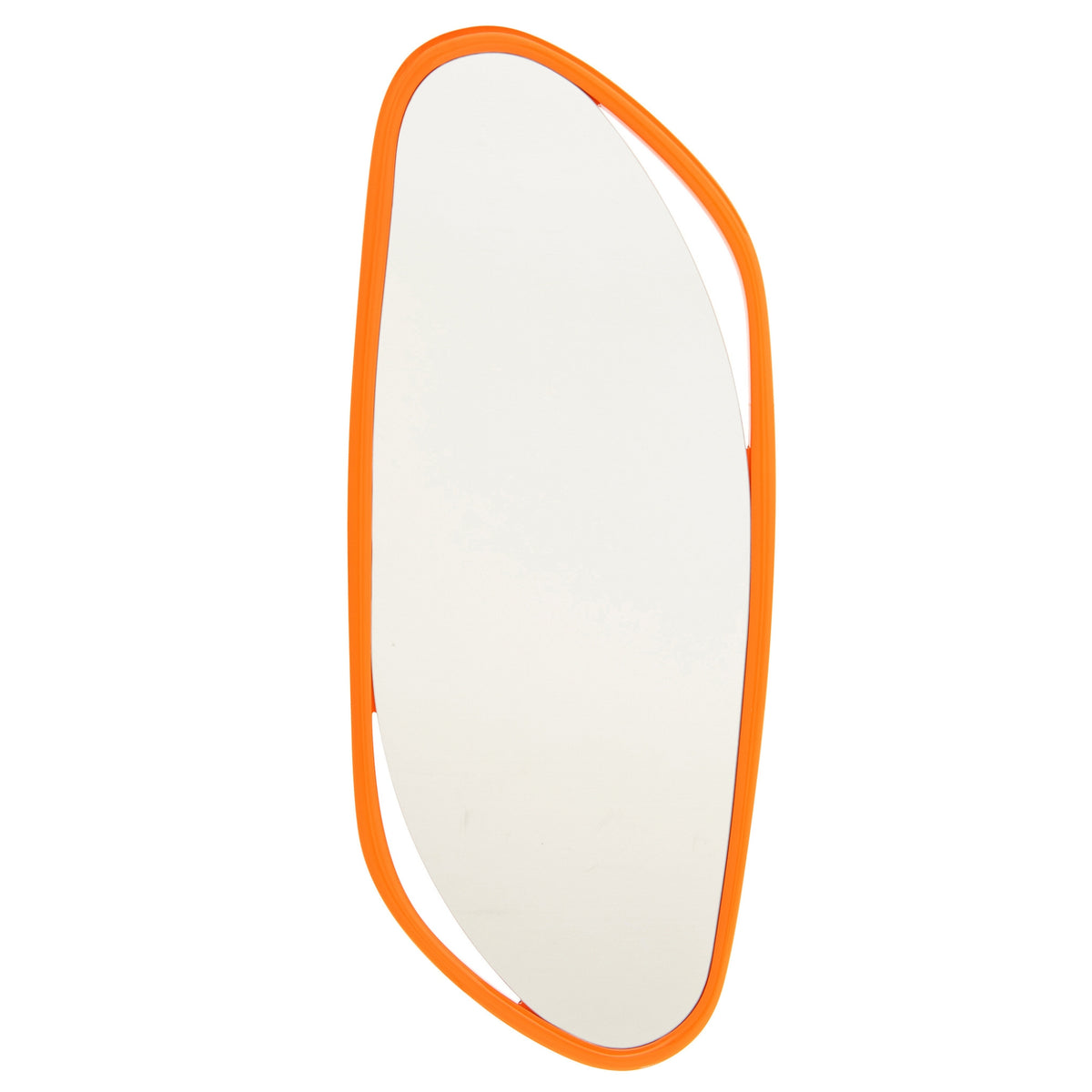 Specchio da parete irregolare MDF/vernice arancione J-Line