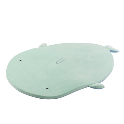 Tappetino da gioco Squalo 2 facce Poliestere Azzurro chiaro/Verde menta J-Line