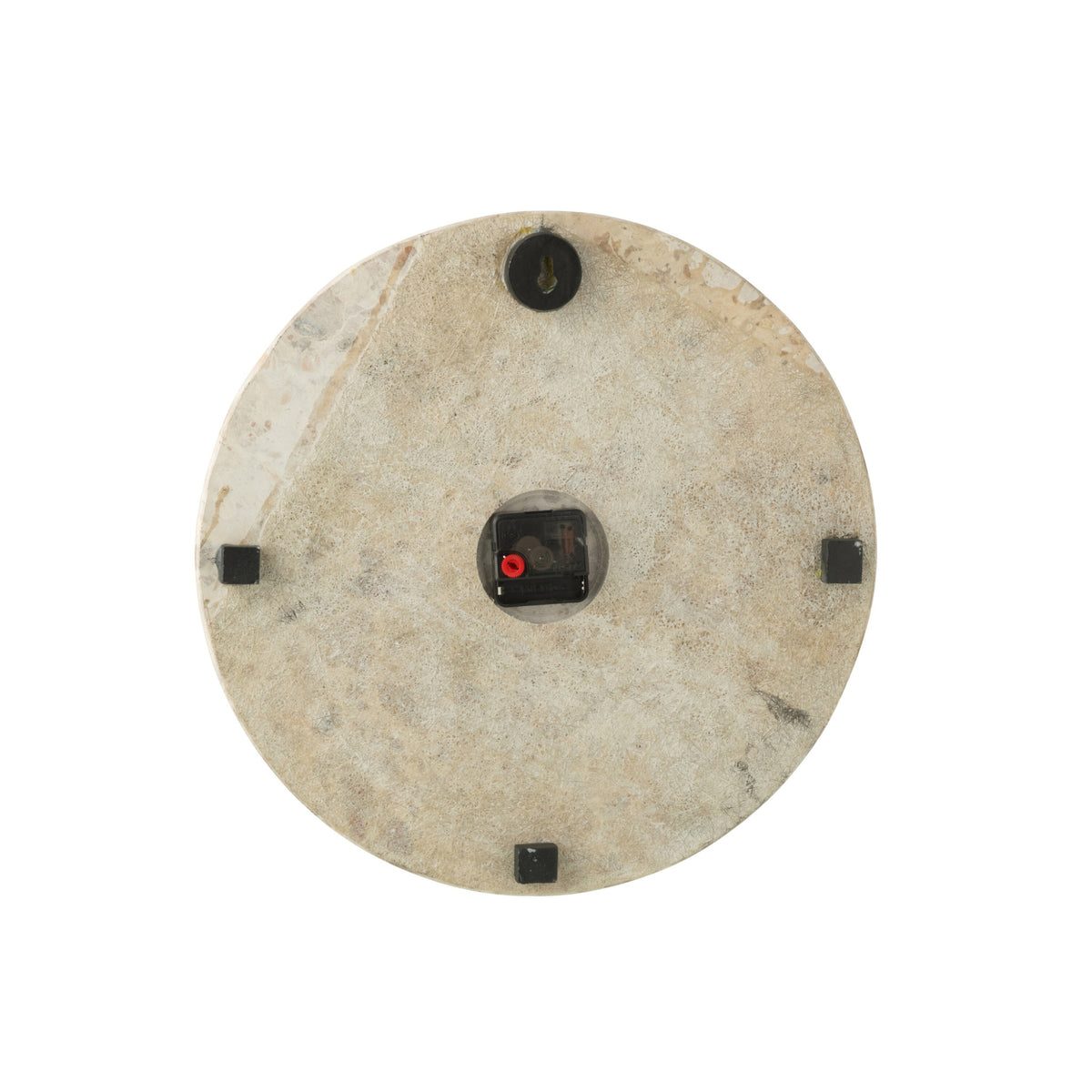 Orologio da parete rotondo marmo beige/nero J-Line