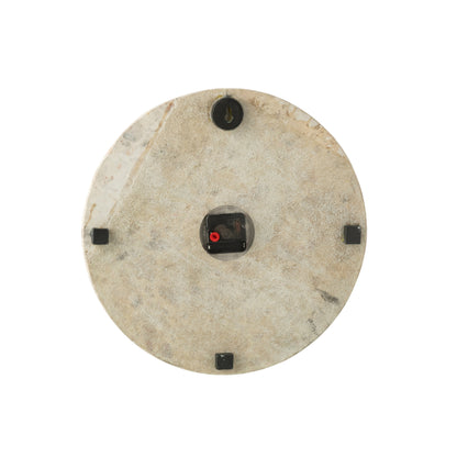 Orologio da parete rotondo marmo beige/nero J-Line