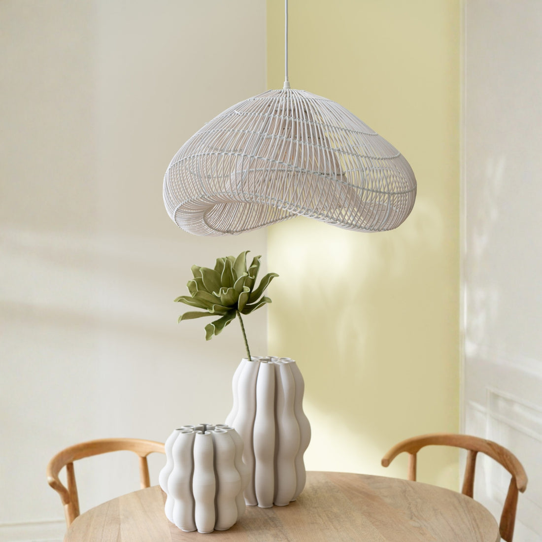 Vaso Naos Ceramica Beige Large Dia23cmxH40cm J-Line