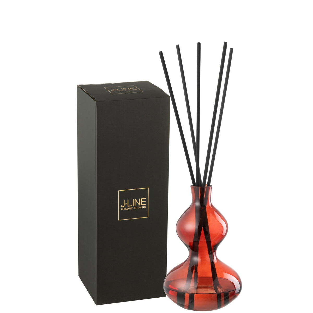 Olio profumato Olive&amp;Frank Incense Vetro Rosso Piccolo 500ml J-Line
