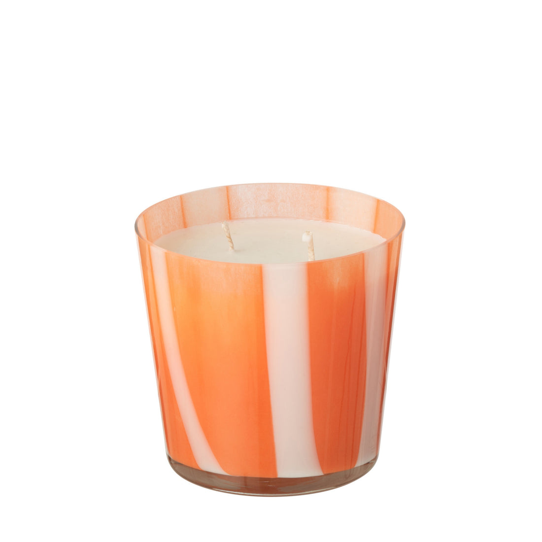 Candela profumata Noa Righe Arancione Piccola - 50 ore J-Line