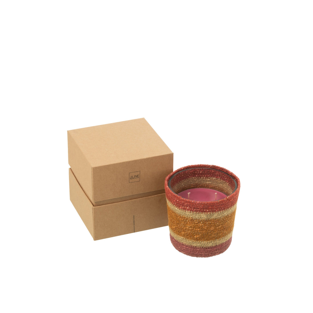 Candela profumata Cestino in cera Bordeaux Small - 45 ore