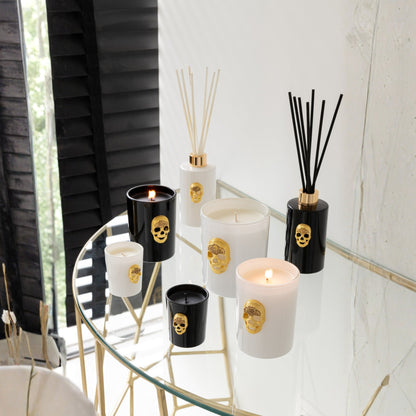 Candela profumata Teschio Nuit Noire Small 43 ore J-Line