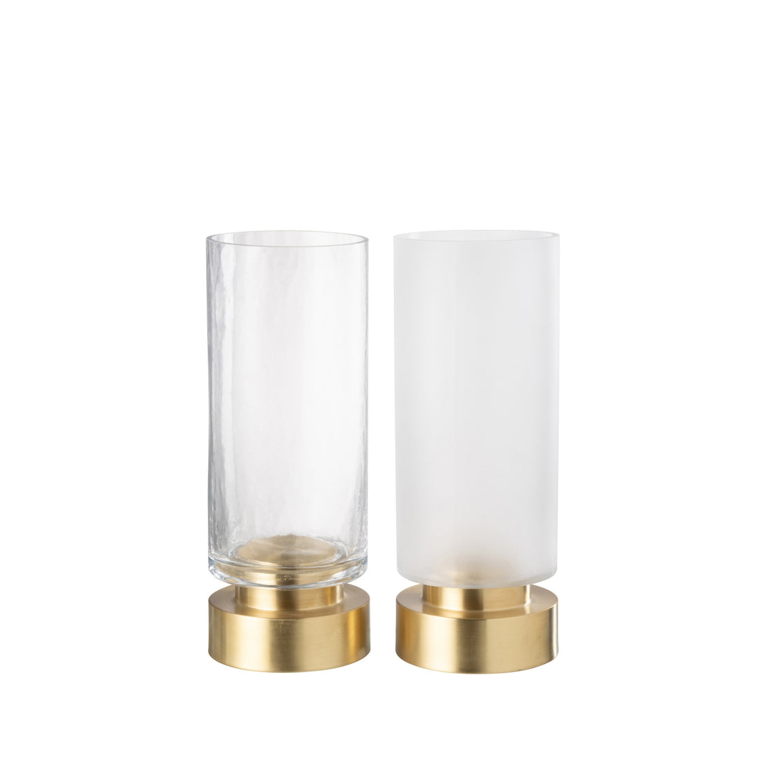 Set di 2 candelabri Pia Mezzo Oro Medio