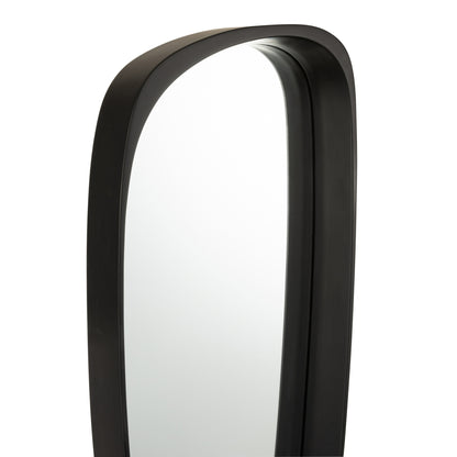Specchio Giles Mdf/Vetro Nero Lungo J-Line