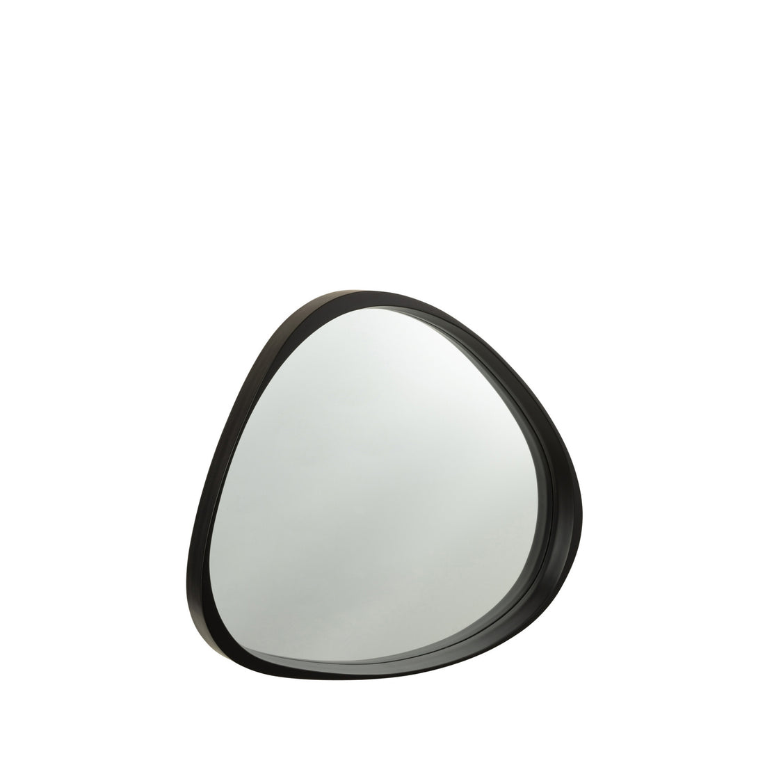 Specchio Giles MDF/Vetro Nero Piccolo Ø 71 cm
