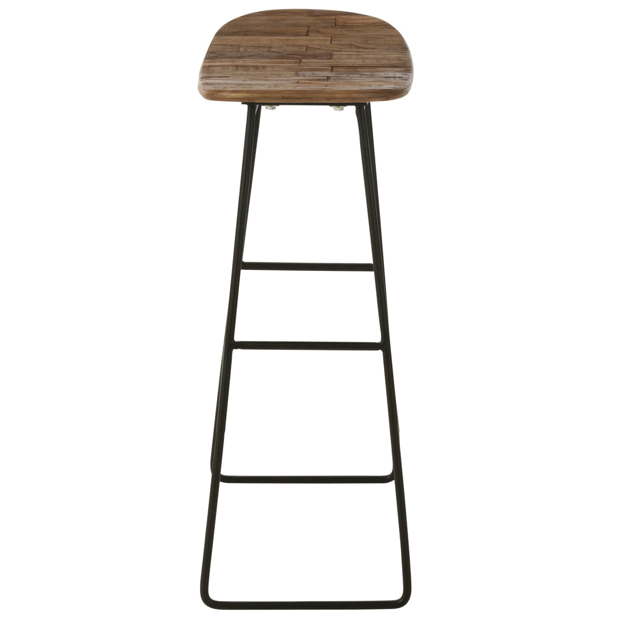 Sedia Rettangolare in Teak Riciclato Naturale Large J-Line
