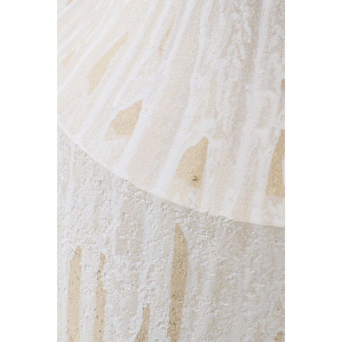 Vaso da terra in ceramica bianco/beige chiaro Large J-Line