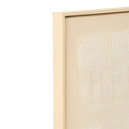 Quadro rettangolare in legno di pino beige/verde scuro J-Line
