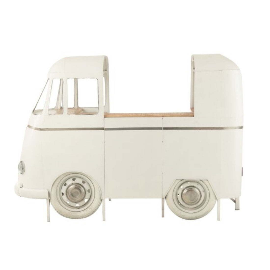 Mobiletto in ferro bianco J-Line