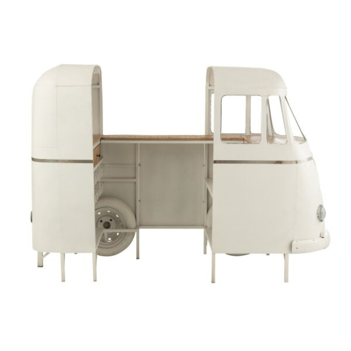Mobiletto in ferro bianco J-Line