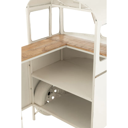 Mobiletto in ferro bianco J-Line