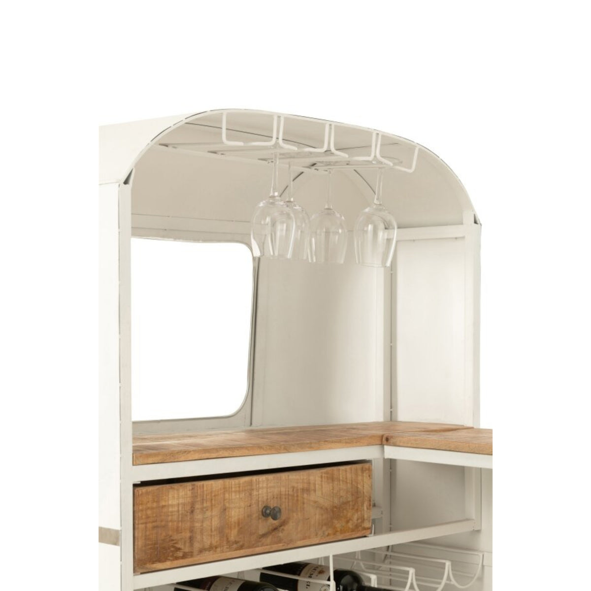 Mobiletto in ferro bianco J-Line