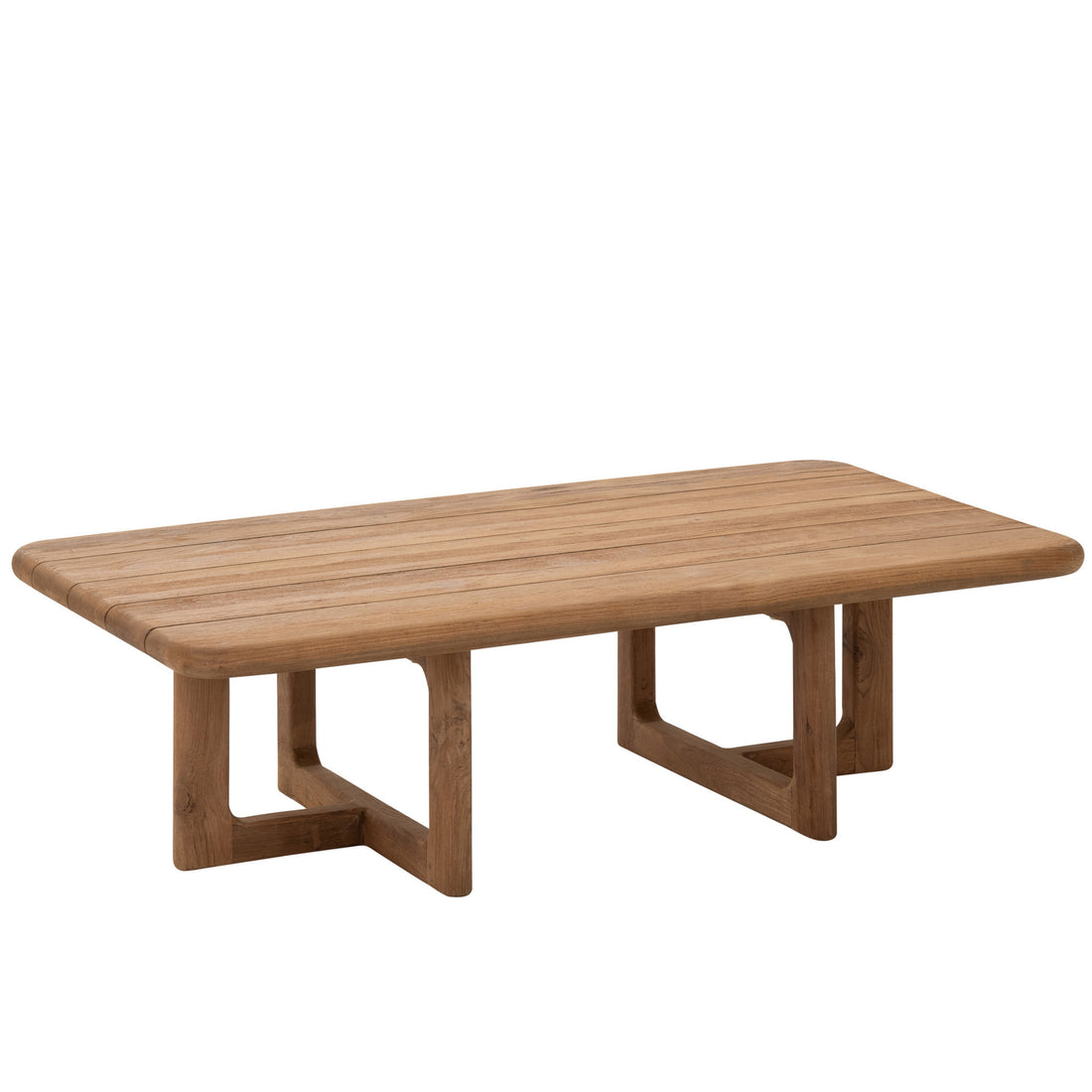 Tavolino da Salotto Outdoor Cakra Rettangolare Legno di Teak Naturale J-Line