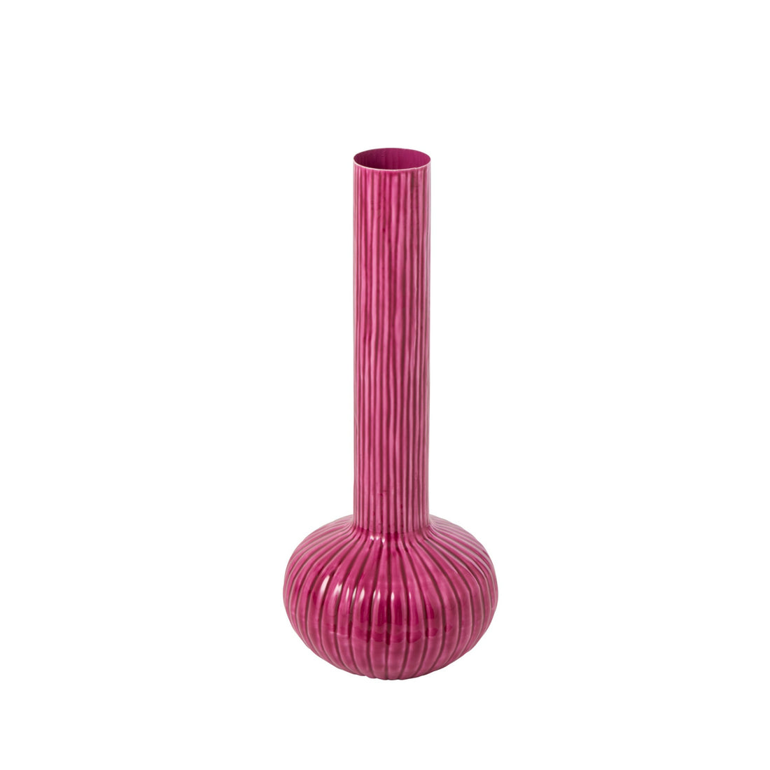 Vaso in ferro fucsia grande J-Line