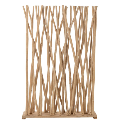 Paravento da interno in teak naturale J-Line