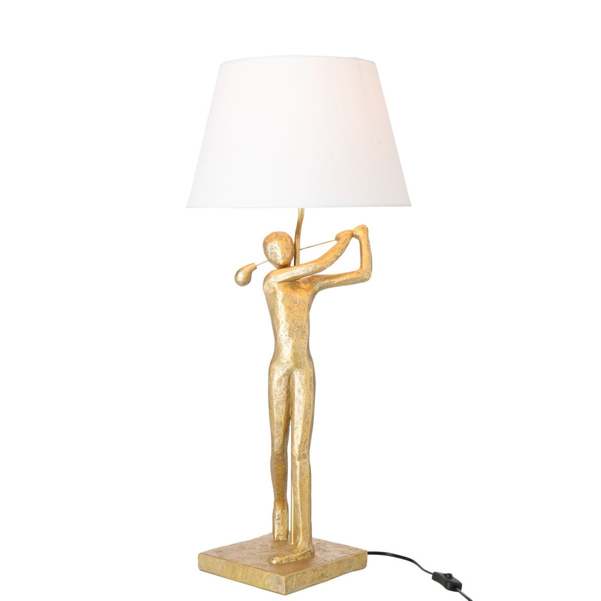 Lampada da tavolo Golfer Resina Oro J-Line