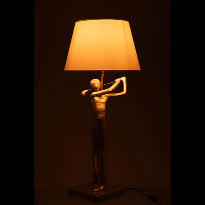 Lampada da tavolo Golfer Resina Oro J-Line