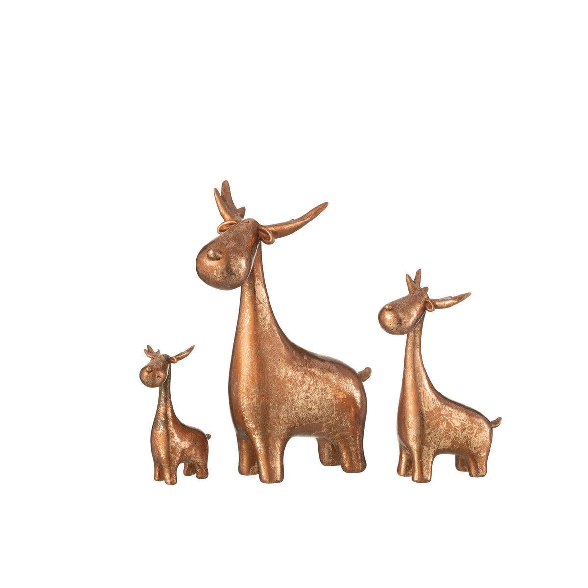 Set da 3 Cesti in Rame e Resina J-Line