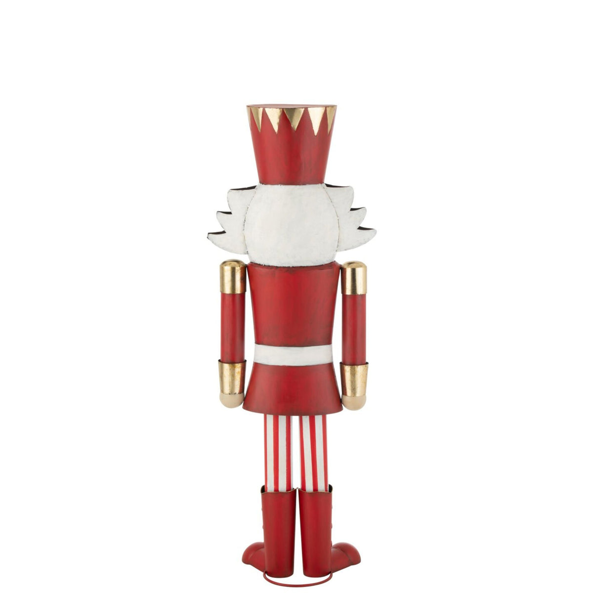 Schiaccianoci Metallo Rosso/Oro Large H148,5cm J-Line