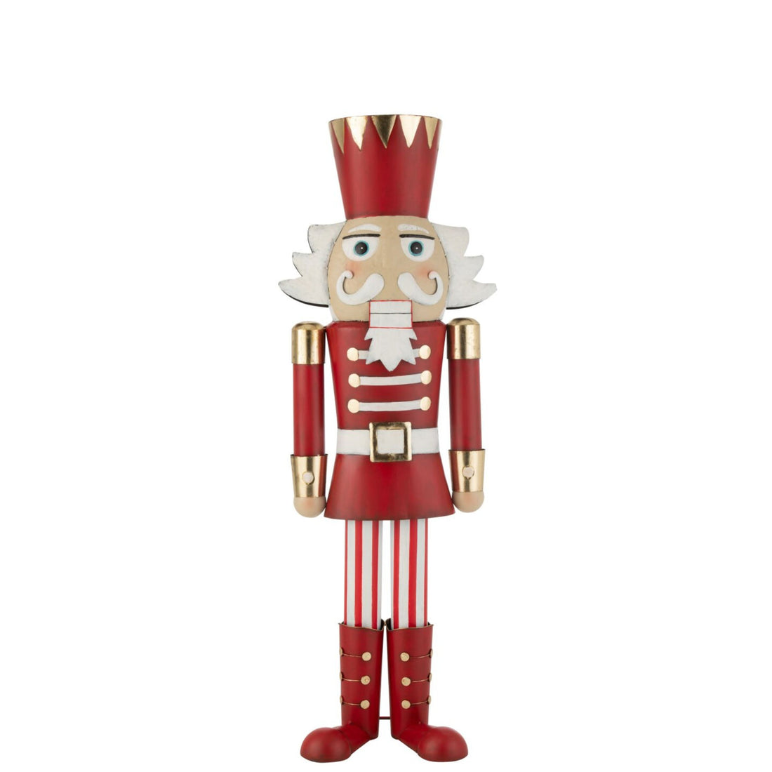 Schiaccianoci Metallo Rosso/Oro Large H148,5cm J-Line