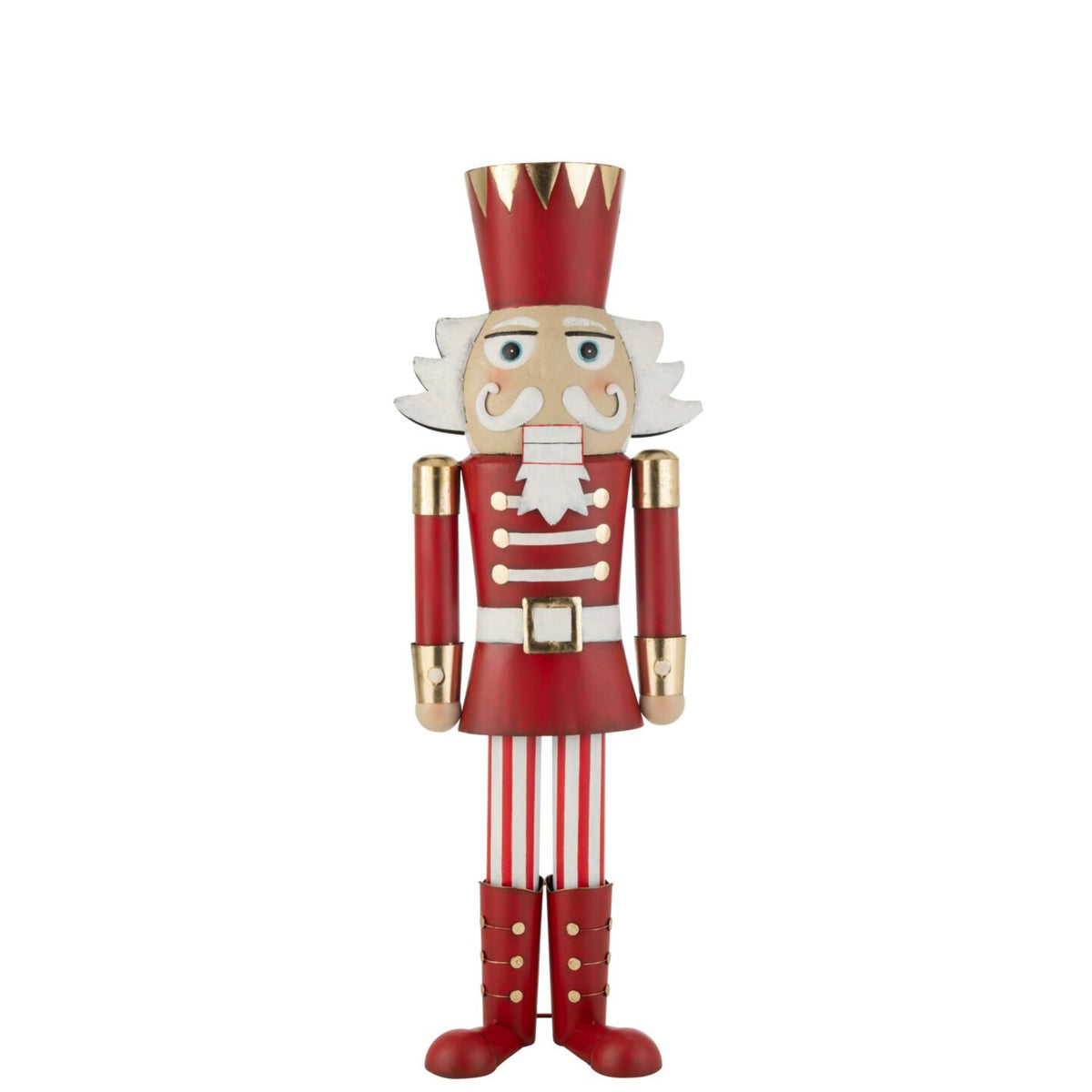 Schiaccianoci Metallo Rosso/Oro Large H148,5cm J-Line