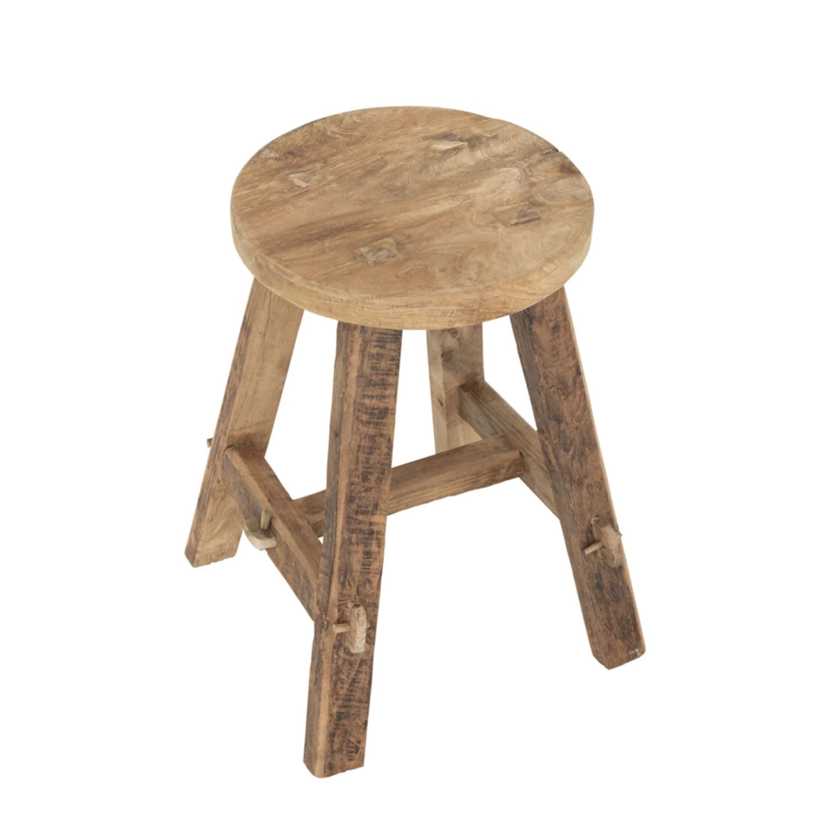 Sgabello Antiques Agung in teak riciclato naturale MUST Living