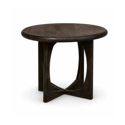 Tavolino Milou Legno di mango Nero 60cm Starfurn