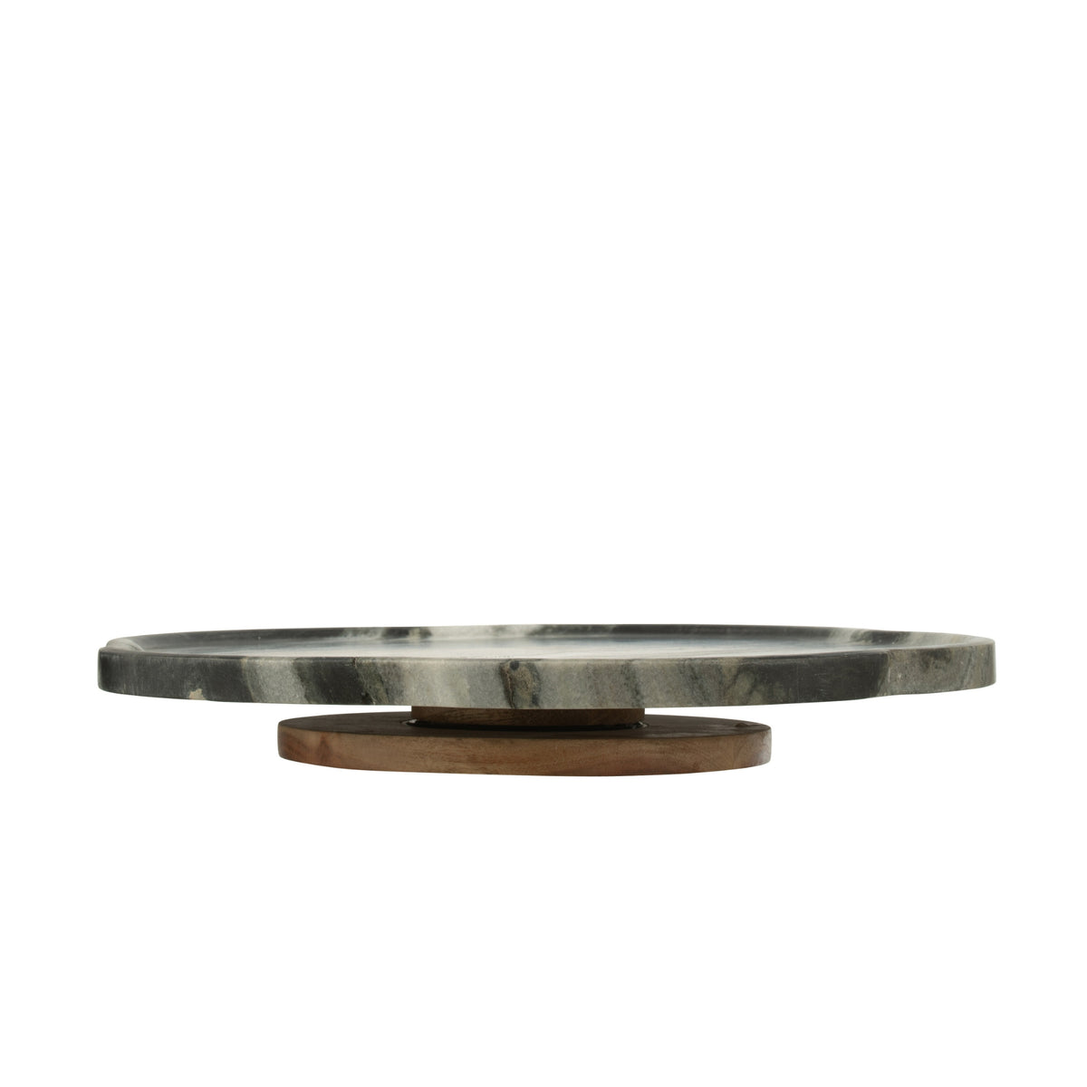 Vassoio girevole in marmo nero/grigio chiaro J-Line