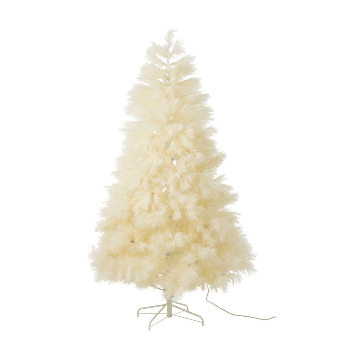 Albero di Natale 400 LED Pampa Metallo Ecru H210cm J-Line