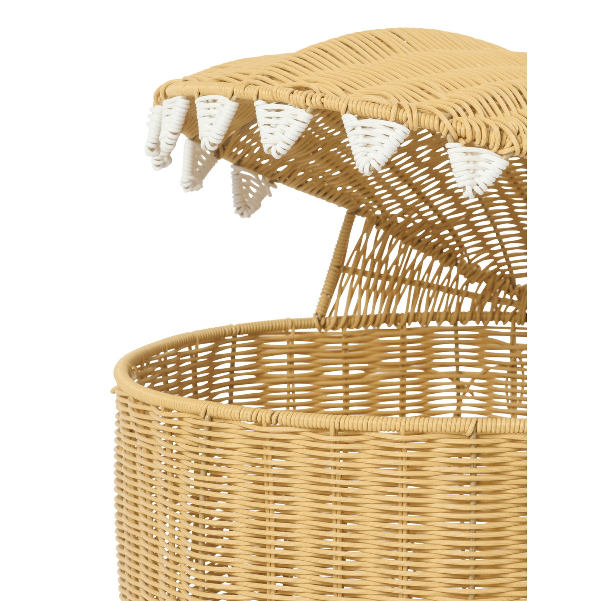 Cestino Squalo in Plastica Naturale J-Line