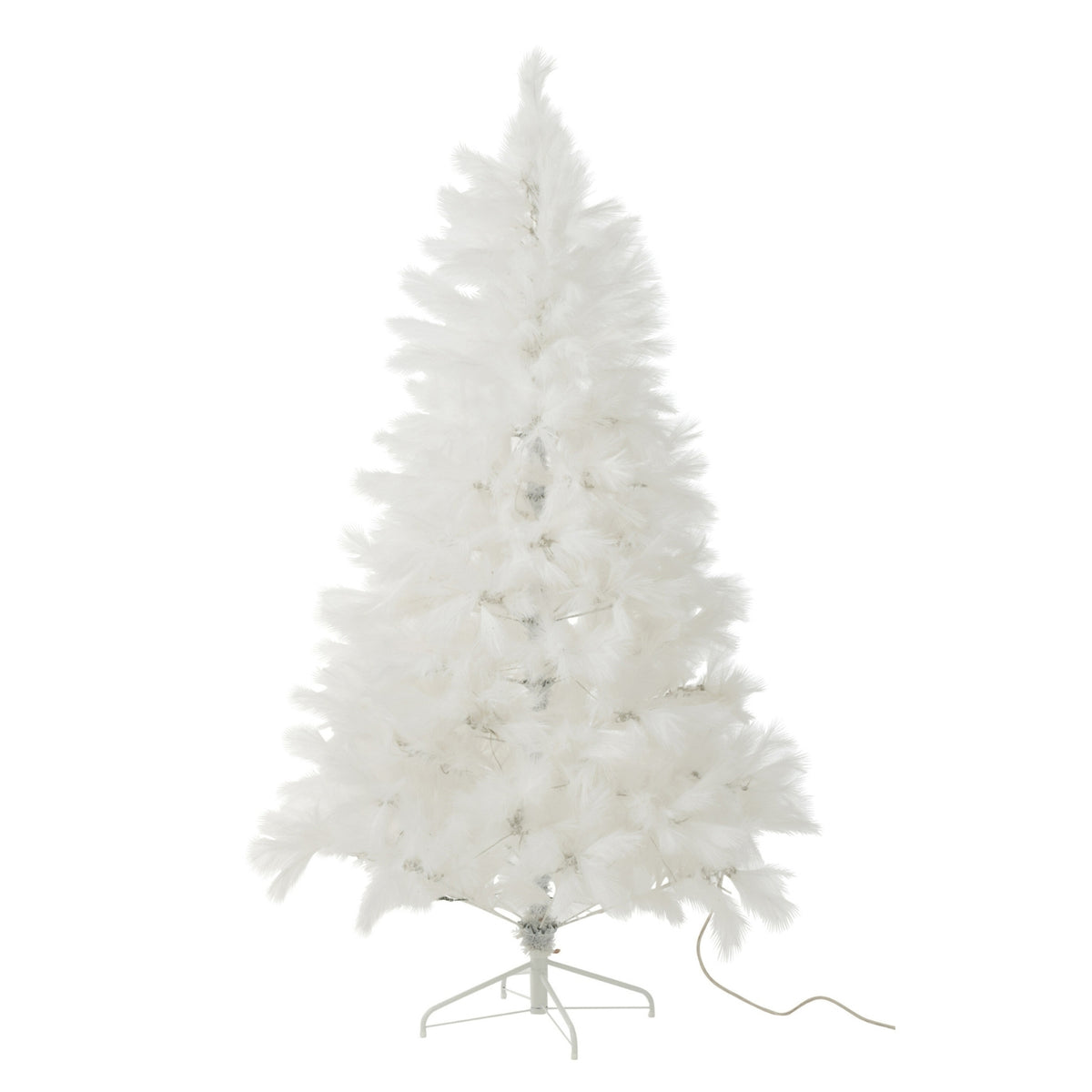 Albero di Natale 400 LED Metallo Bianco H210cm J-Line