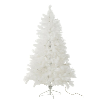 Albero di Natale 400 LED Metallo Bianco H210cm J-Line