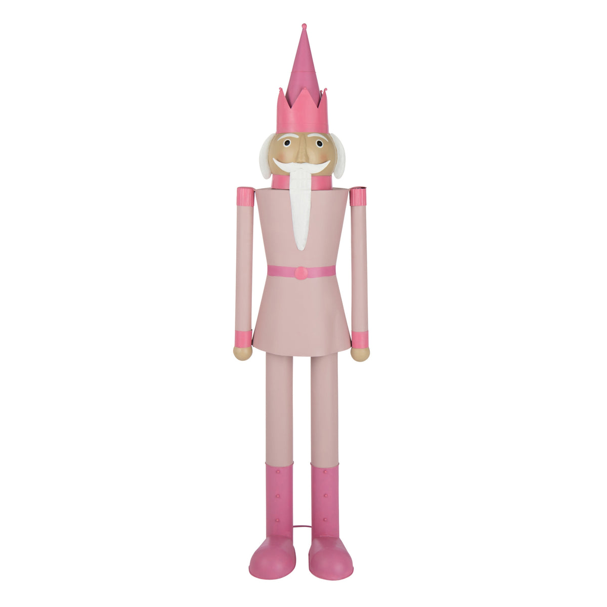 Schiaccianoci Baffo Metallo Rosa Medio H158cm J-Line