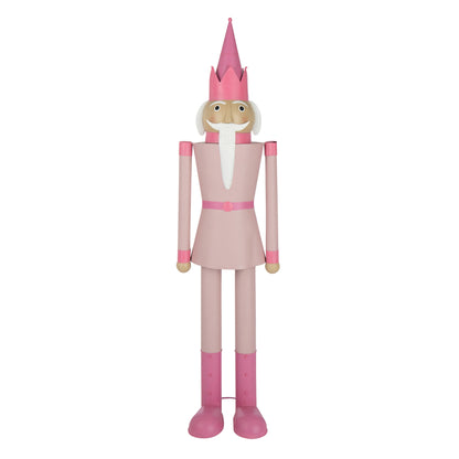 Schiaccianoci Baffo Metallo Rosa Medio H158cm J-Line