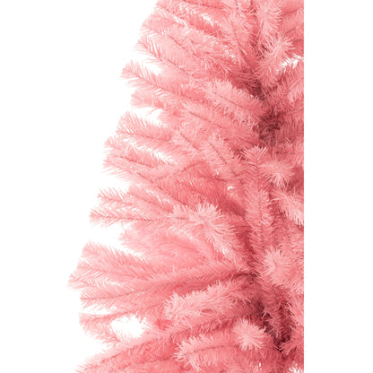 Albero di Natale Artificiale in PVC Rosa Medio H150cm J-Line