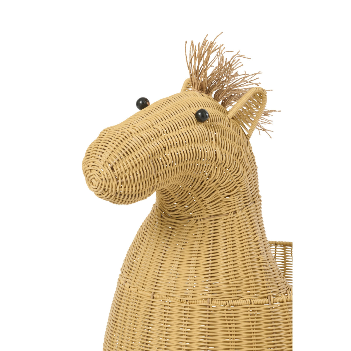 Cestino Cavallo in Plastica Naturale J-Line