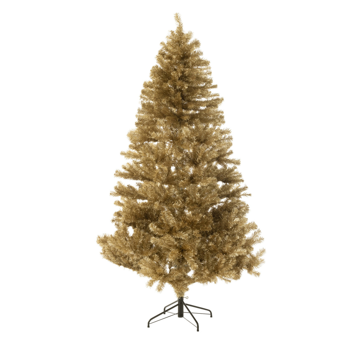 Albero di Natale Artificiale in PVC Color Oro Large H210cm J-Line