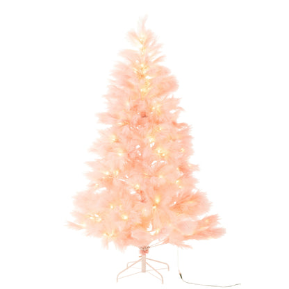 Albero di Natale 400 LED Metallo Rosa Chiaro H210cm J-Line