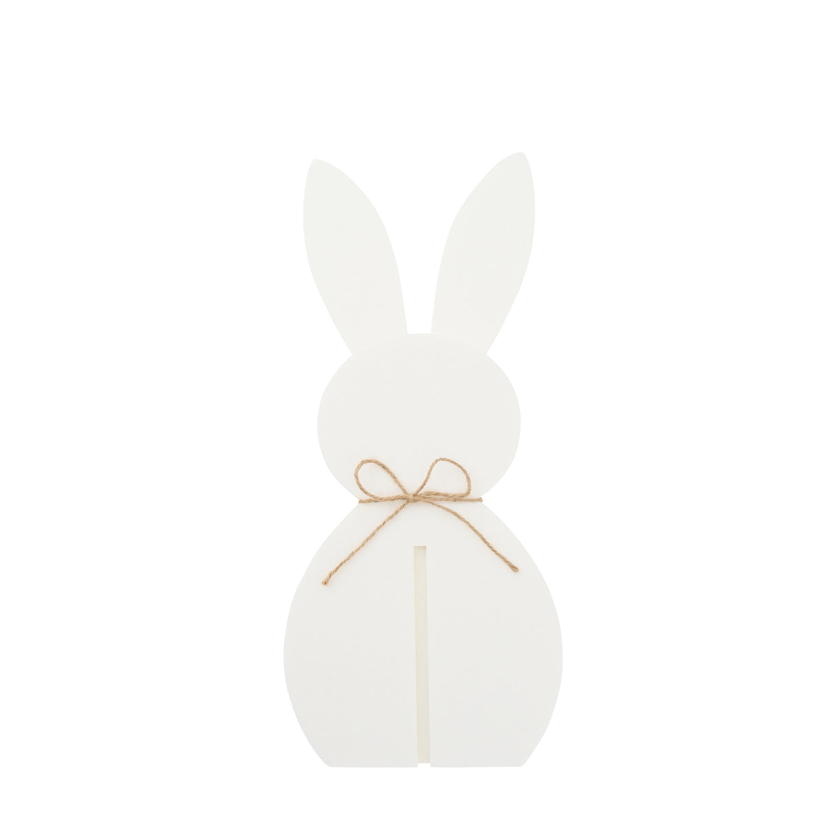 Decorazione pasquale con coniglietto bianco in feltro, set da 3, J-Line