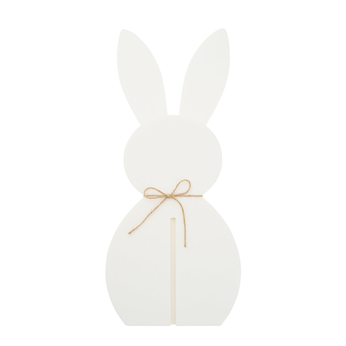 Decorazione pasquale con coniglietto bianco in feltro, set da 3, J-Line