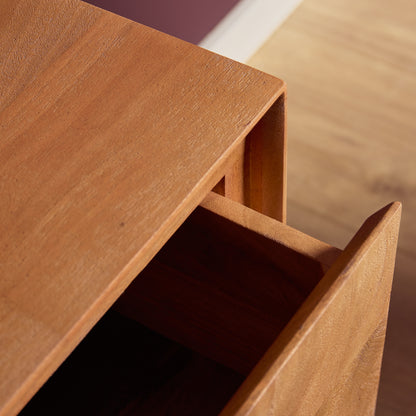 Mobile TV sospeso Ambiance in legno di mango naturale 120 cm Starfurn