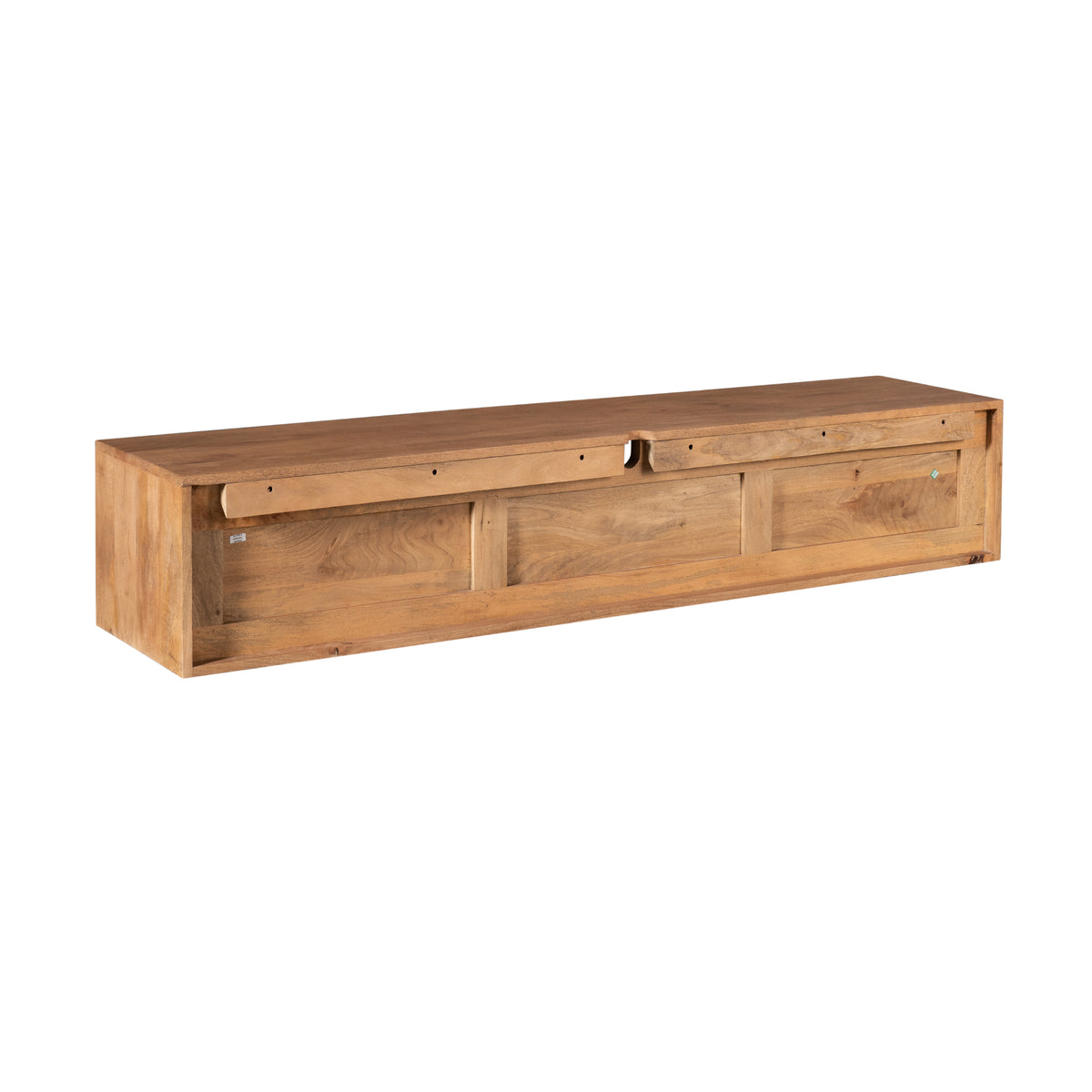 Mobile TV sospeso Ambiance in legno di mango naturale 160 cm Starfurn