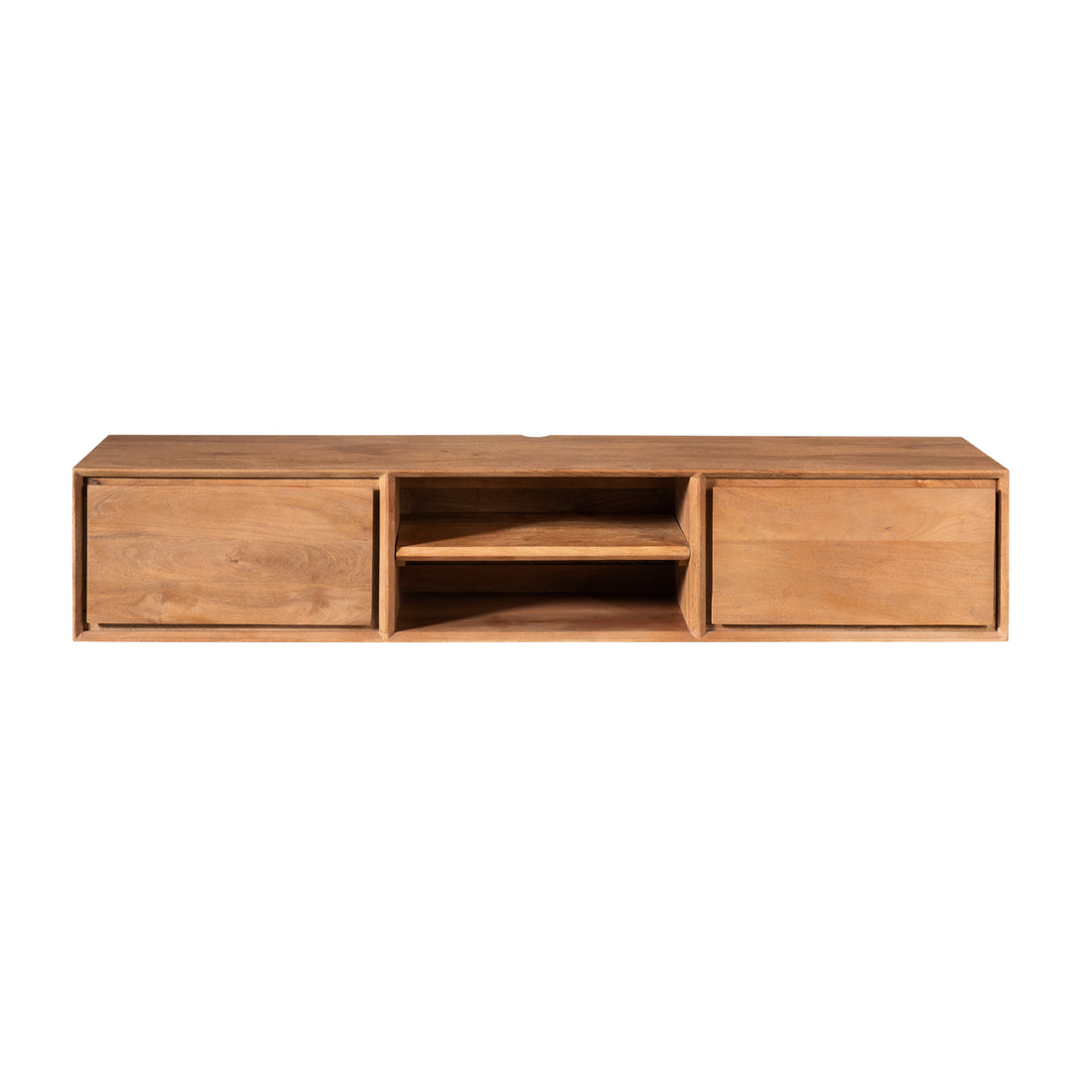 Mobile TV sospeso Ambiance in legno di mango naturale 160 cm Starfurn
